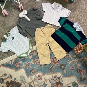 Baby boy vintage preppy 90s quality clothing bundle size 18 months no flaws
